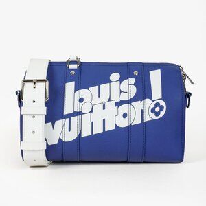 Louis Vuitton 2021 City Keepall Everyday Blue Crossbody